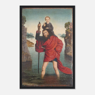 St. Christopher and the Christ Child Framed Print - view 22