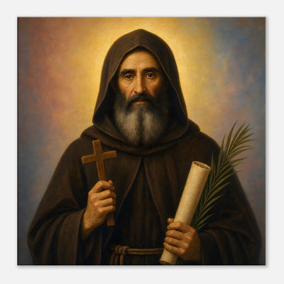 St. Euthymius the Great - Devotional Canvas