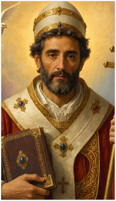 St. Zachary, Pope Holy Cards
