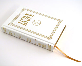 First Communion Bible - White