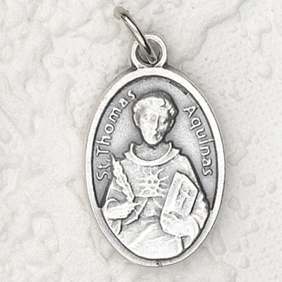 25-Pack - Oxidized Pendant- St Thomas Aquinas