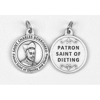 Bulk Healing Saint - St Charles Borromeo Metal