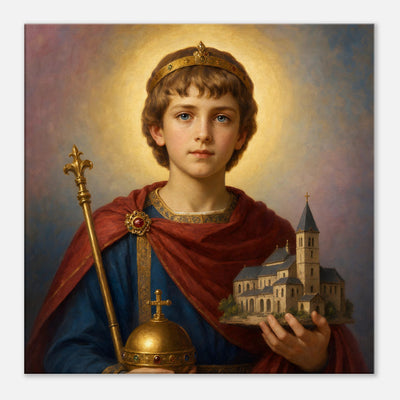 St. Sigebert III - Devotional Canvas
