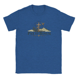 St. Francis of Assisi Pax et Bonum Cross and Birds T-Shirt - view 7