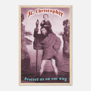 St. Christopher Prayer Framed Print