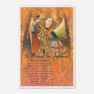 St. Michael the Archangel Prayer Framed Print - view 16
