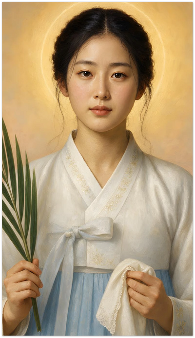 St. Barbara Ch'oe Yong-i Holy Cards