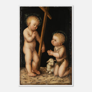 Christ Child and St. John with Lamb Framed Print - view 18