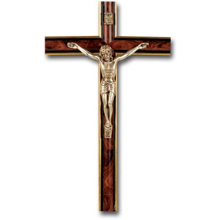 12" Crucifix With Metal Corpus