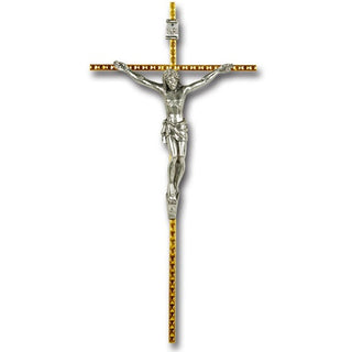 Metal Crucifix with Metal Corpus