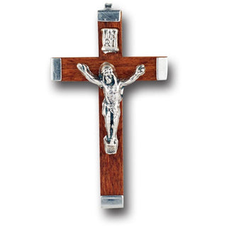 Brown 2" Metal Bound Crucifix 25-Pack