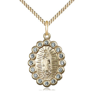 Gold-Filled Our Lady of Guadalupe Pendant