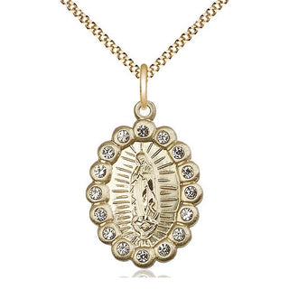 Gold-Filled Our Lady of Guadalupe Pendant