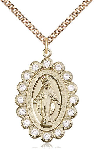 14kt Gold Miraculous Medal