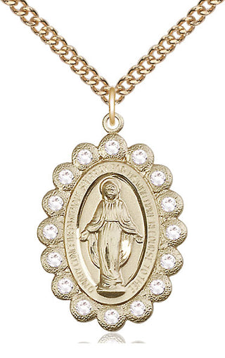 14kt Gold Miraculous Medal