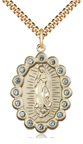 Gold-Filled Our Lady of Guadalupe Pendant