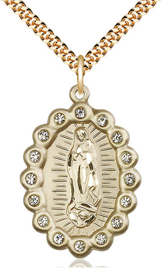 Gold-Filled Our Lady of Guadalupe Pendant