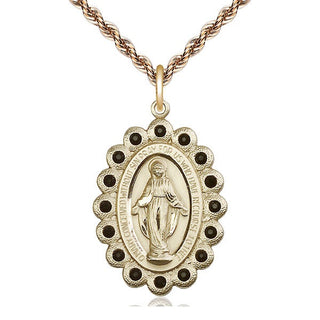 14kt Gold Miraculous Medal