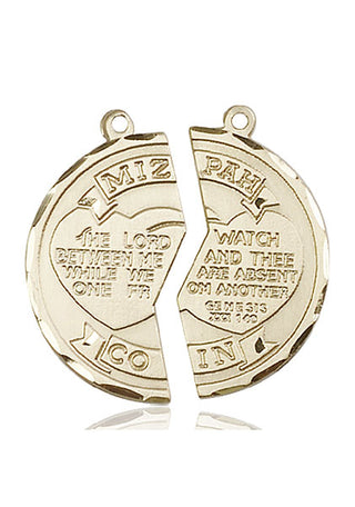 14kt Gold Miz Pah Coin Set Navy Medal