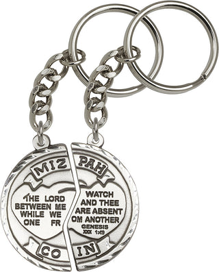 Silver Oxide Miz Pah Keychain