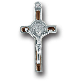Brown St Benedict Cross 1 1/2" 6-Pack