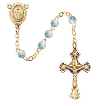 Blue Pearl Rosary
