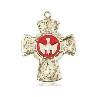 14kt Gold Filled 5-Way Medal