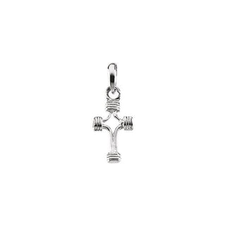Sterling Silver 14.75x10 mm Cross Pendant
