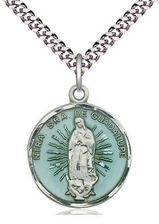 Pewter Our Lady of Guadalupe Medal Catholic Jewelry