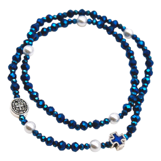 4-pack - Blue Stretch Bracelet