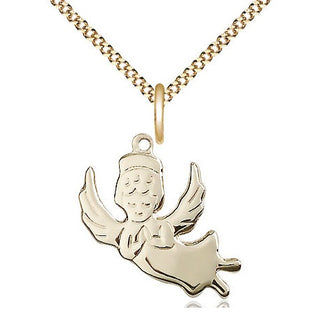 14kt Gold Filled Angel Medal Religious Jewelry
