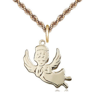 14kt Gold Filled Angel Medal Religious Jewelry