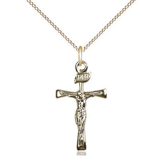 14kt Gold Filled Maltese Crucifix Medal Catholic Jewelry