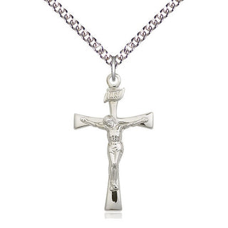 Sterling Silver Maltese Crucifix Medal Catholic Jewelry