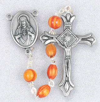 Rosewood Bead Rosary