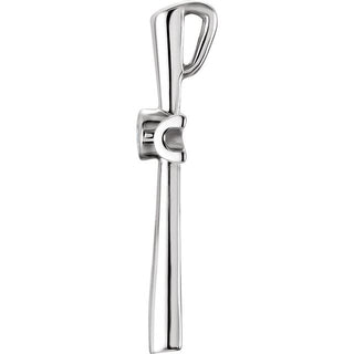 14K White .04 CTW Natural Diamond Cross Pendant