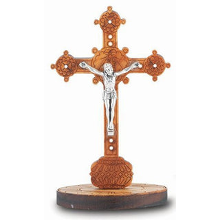 Olive Wood Auto Crucifix 3-Pack