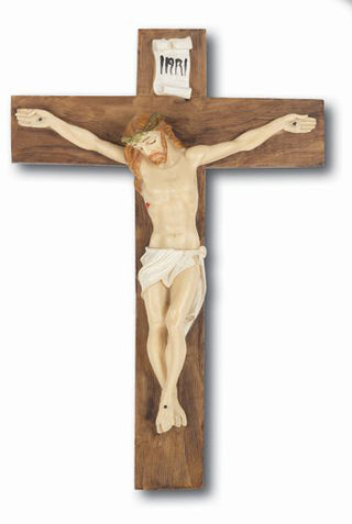 17" Resin Crucifix