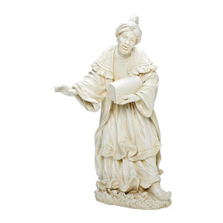 27-Inch Scale White African King 26.5-Inch H Nativity