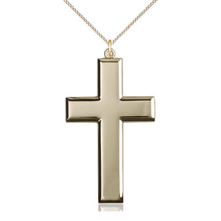 14kt Gold Filled Cross Medal Catholic Jewelry