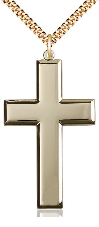 14kt Gold Filled Cross Medal Catholic Jewelry