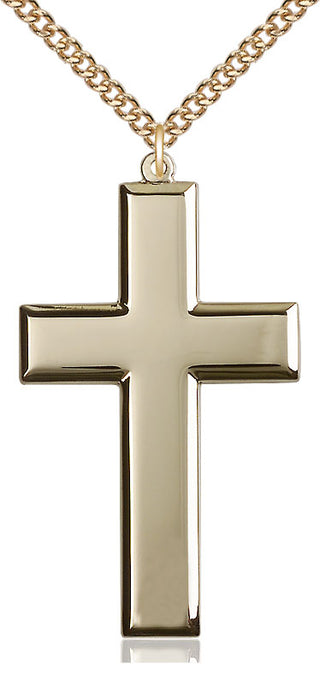 14kt Gold Filled Cross Medal Catholic Jewelry