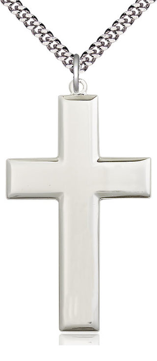Sterling Silver Cross Medal Catholic Jewelry