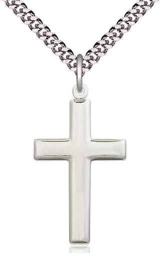 Pewter Cross Medal Catholic Jewelry