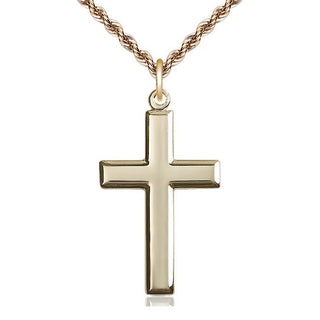 14kt Gold Cross Medal