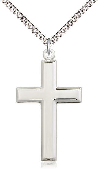 Pewter Cross Medal Catholic Jewelry