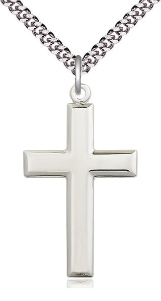 Sterling Silver Cross Medal Catholic Jewelry
