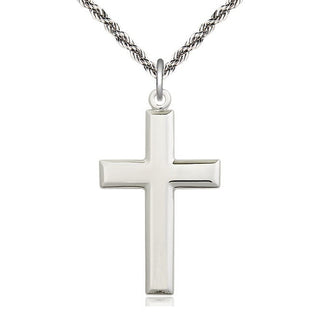 Sterling Silver Cross Medal Catholic Jewelry