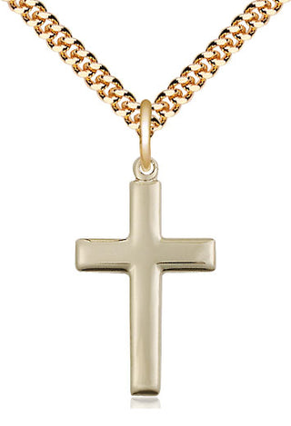 14kt Gold Filled Cross Medal Catholic Jewelry