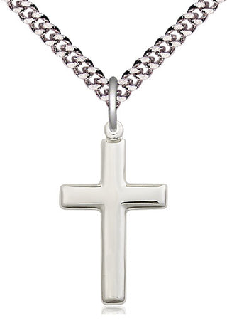 Sterling Silver Cross Medal Catholic Jewelry